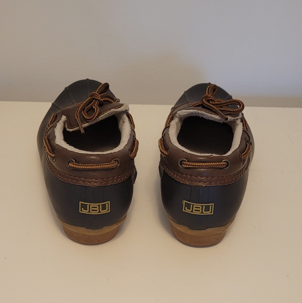 Jambu Men's Dark Brown and Black Boat Shoes - Picture 6 of 12
